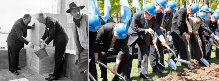 1950's Construction and today's renovation of UNHQ New York