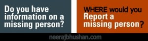 Reporting Missing Person