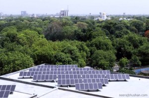 Solar Panels at Parliament Annexe, New Delhi