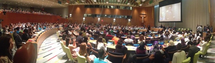 Photo of Malala speech at the United Nations