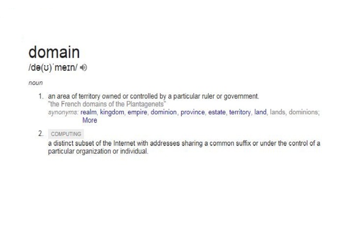 Domain names meaning